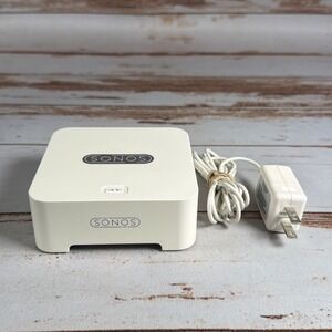 Sonos Bridge White Wireless Router Adapter With Original Power Cord Used